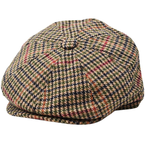 G&H Tweed Newsboy Cap - Green