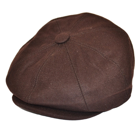 G&H Wool Newsboy Cap - Brown