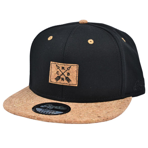 Carbon212 Cork Peak Snapback Cap - Black