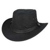 Aussie Bush Style Western Outback Quilted Waxed Cotton Cowboy Hats