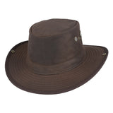 Aussie Bush Style Western Outback Waxed Cotton Cowboy Hats