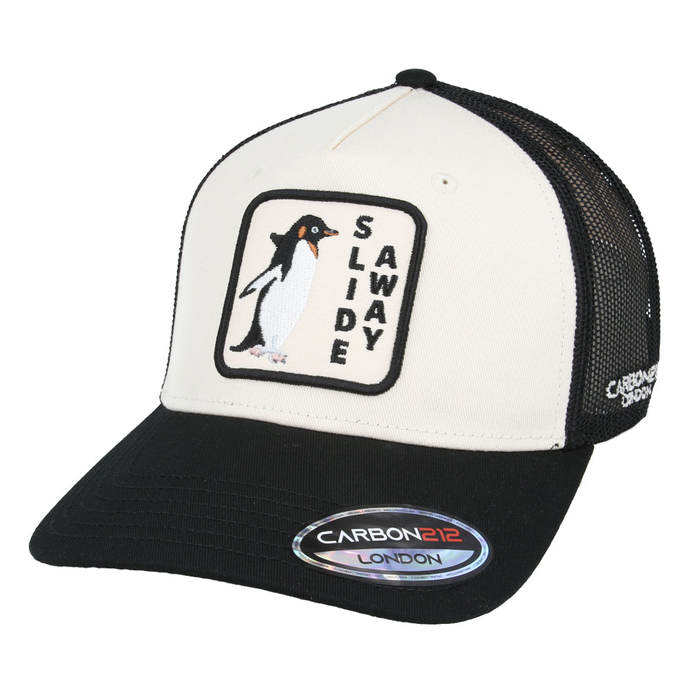 Penguin Trucker Baseball Cap - Stone
