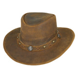 Crazy Leather Western Outback Cowboy Hat