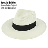 Summer Fedora Designed Wide Brim & Low Crown