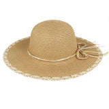 Paper Straw Vintage Style Floppy Hat