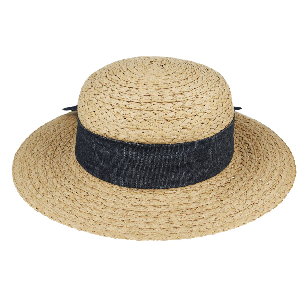 Women's Summer Paper Straw Beach Handmade Pork Pie Hats