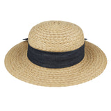 Women's Summer Paper Straw Beach Handmade Pork Pie Hats
