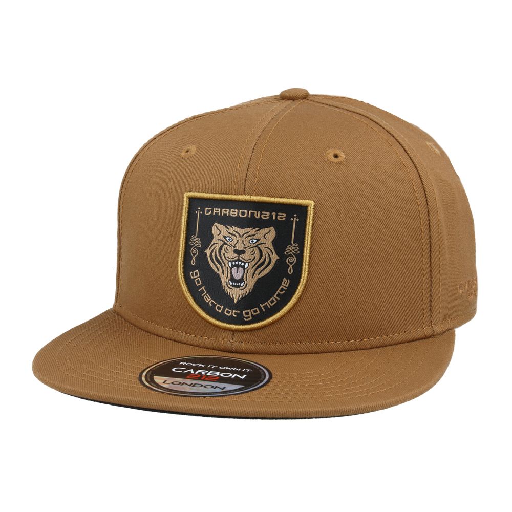 Carbon212 Limited Edition Tiger Go Hard Or Go Home Snapback Caps