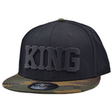 Carbon 212 King Metal Camouflage Visor Snapback Cap