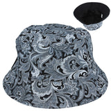 Carbon212 New Reversible Paisley Print Bucket Hats