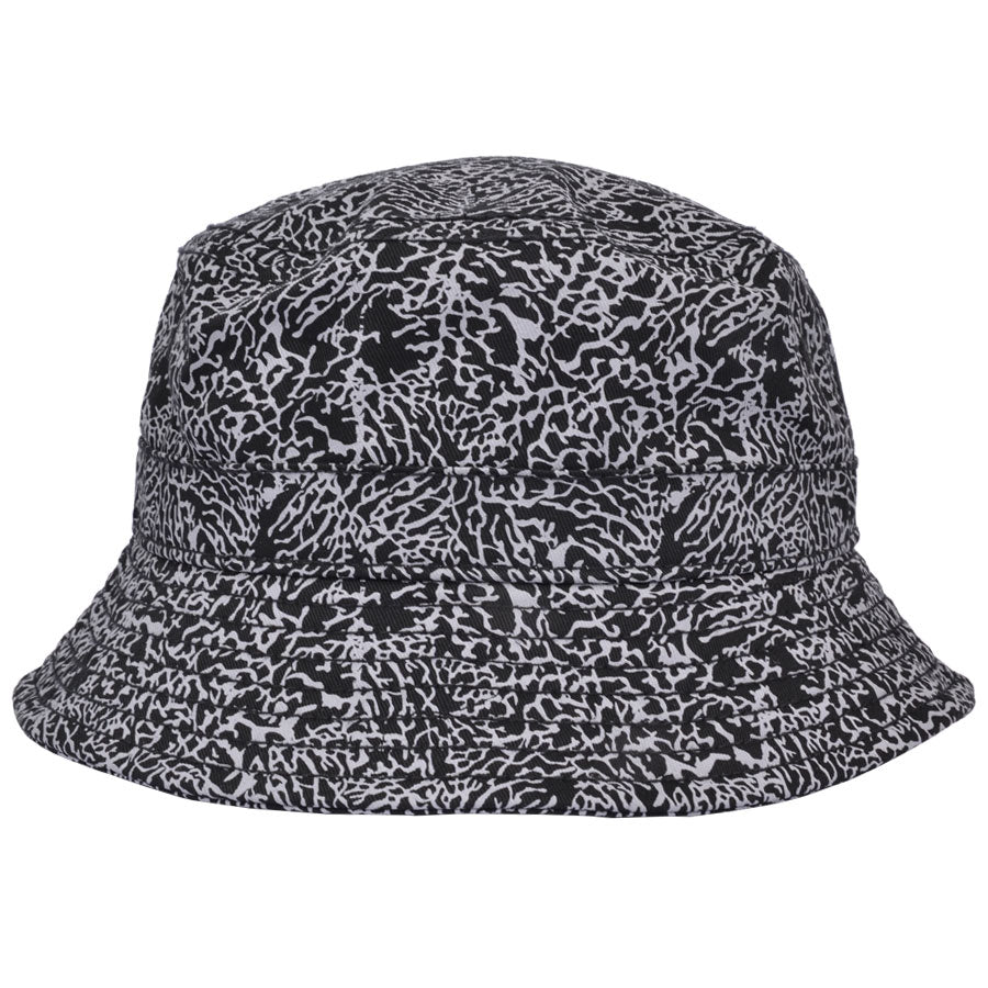 Carbon 212 Bucket Hat Elephant Print - Dark Grey