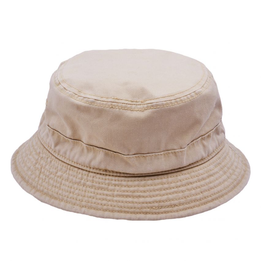 Carbon 212 Cotton Packable Bucket Hat - Beige