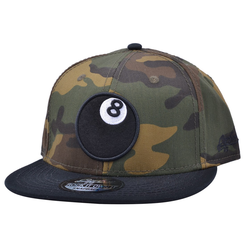 Carbon212 Camouflage 8 Ball Snapback
