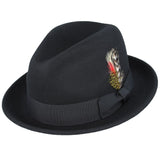 Maz C Crown Snap Brim Wool Trilby Hats