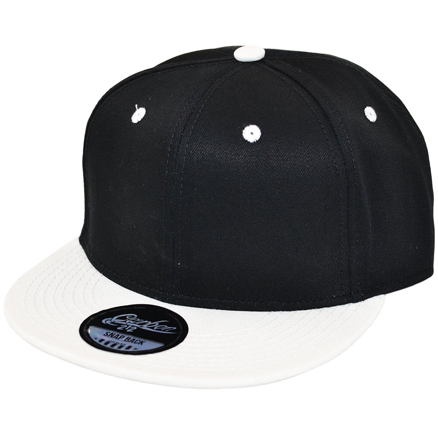 Carbon212 Two Tone Blank Snapback Caps