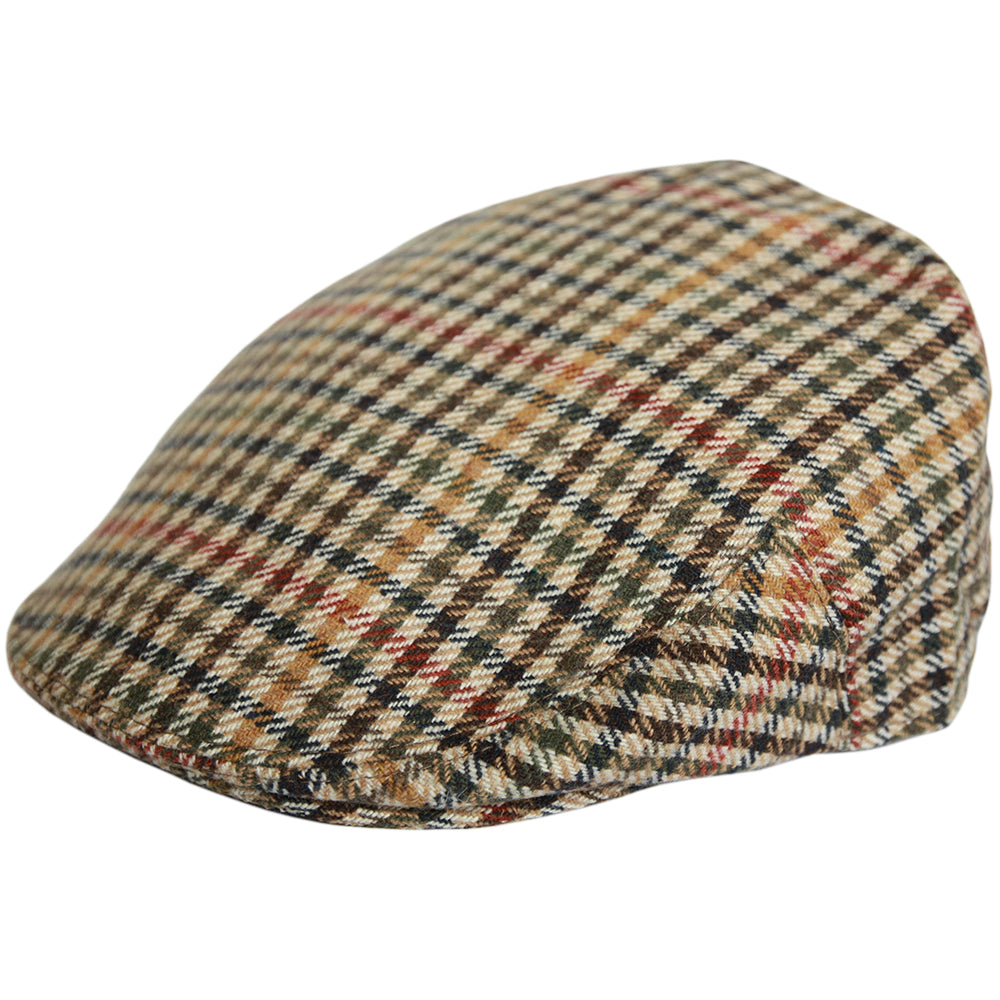 G&H Kids Tweed Flat Cap Multi Colour – Hatwoods - Main Image