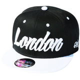 Carbon212 London Snapback Cap - White-Black