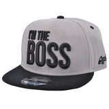 Carbon212 I'm The Boss Snapback - Grey