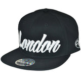 Carbon212 London Snapback Cap - Black