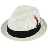 Maz Summer Straw C-Crown Fedora Hats