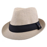 Maz Summer Paper Straw Trilby Hat - Beige