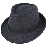 Maz Crushable Mix Wool Felt Trilby Hats