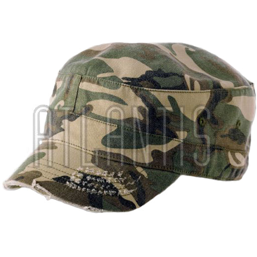 Mens Hats Urban Army Cap Army Black Beanie Atlantis AT099 Urban